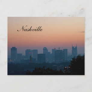 Music City Skyline Postcard