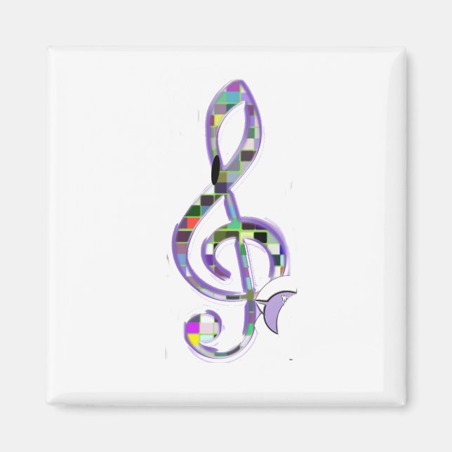 Music Clef G Magnet (Front)
