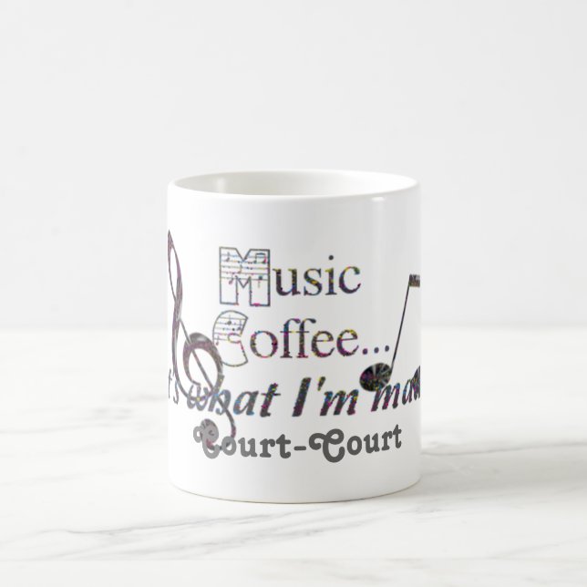 Music & Coffee Magic Mug (Center)