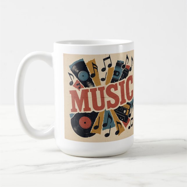 Music Coffee Mug (Left)