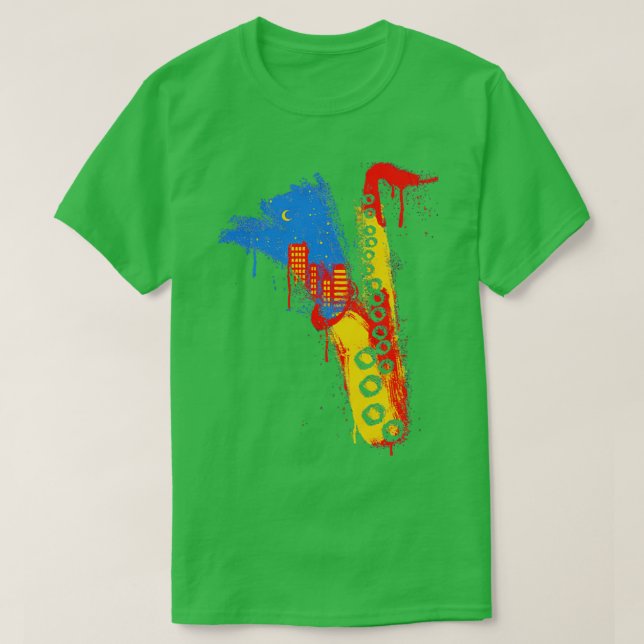 Music Colors the Night  T-Shirt (Design Front)