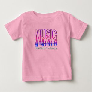 Music Connects People Baby T-Shirt