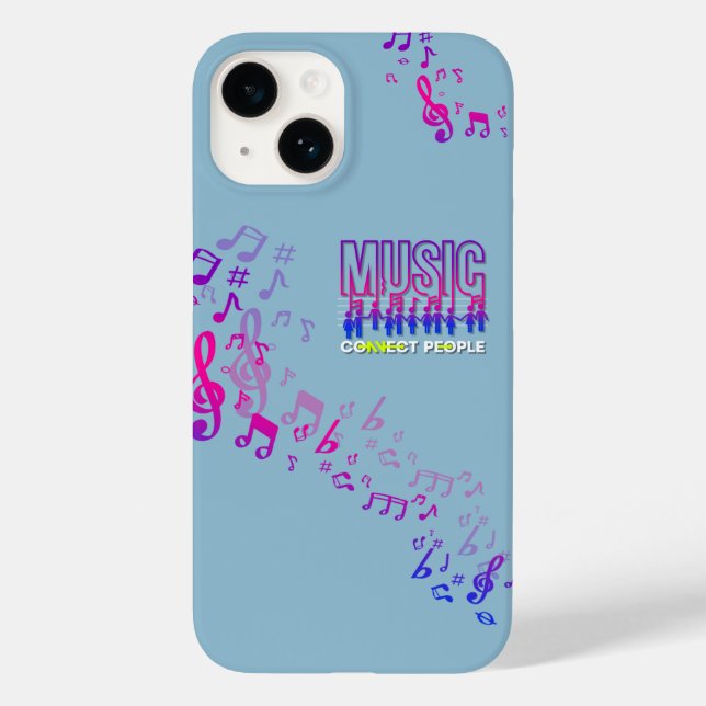 Music Connects People | Case-Mate iPhone Case (Back)
