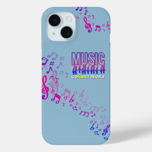 Music Connects People iPhone 15 Case