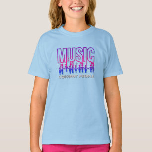 Music Connects People   Kids T-Shirt