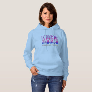 Music Connects People Women Hoodie