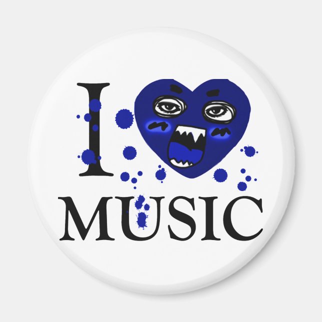 Music Crazy_ Magnet (Front)