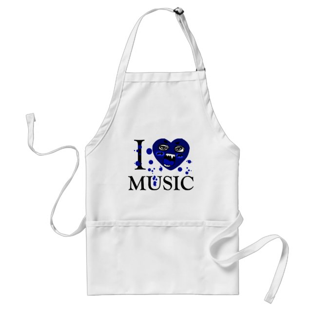 Music Crazy_ Standard Apron (Front)