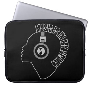 Music custom colour laptop sleeve