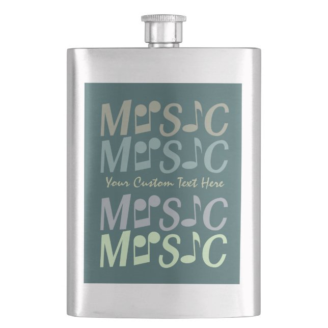 MUSIC custom flask (Front)