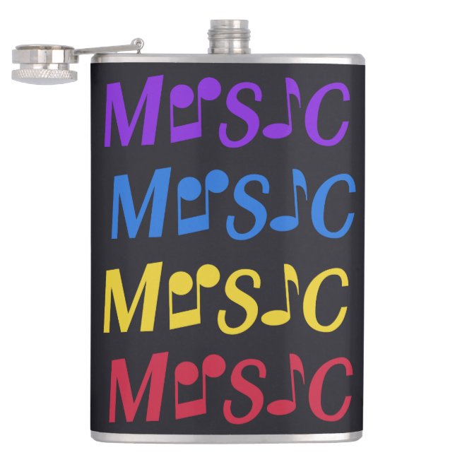 MUSIC custom flask (Opened)