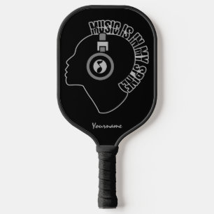 Music custom name pickleball paddle