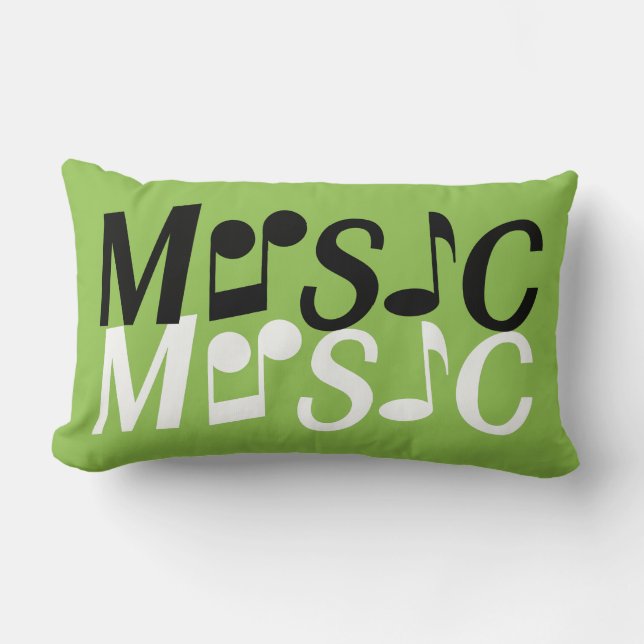 MUSIC custom throw pillow (Front)