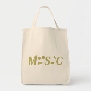 MUSIC custom tote bags