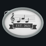 Music Dad Musician Music Note Treble Clef   Belt Buckle<br><div class="desc">A fun design that will make you smile every time you see it. This music note dad establish design is perfect for all musicians, music teachers and music student dads. A great gift idea to give to your best friend, relative, boyfriend, father, or husband who loves music. A design fitting...</div>