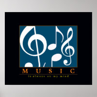 music decor, treble clef note