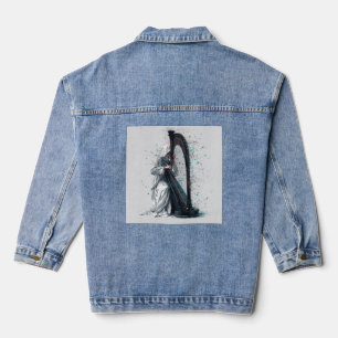 music denim jacket