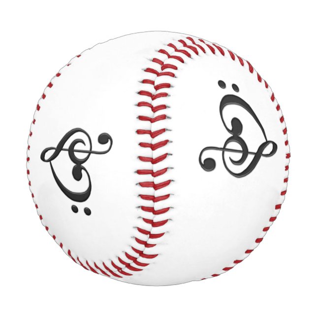 Music Design Heart Baseball (Angled)