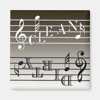Music Dishwasher Indicator Magnet