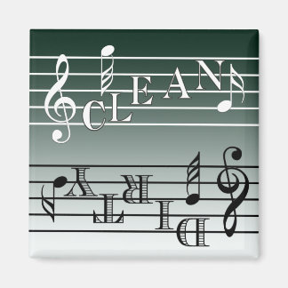 Music Dishwasher Indicator Magnet