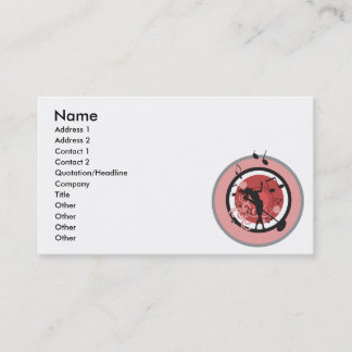 music diva vector business card