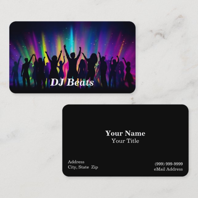Music DJ Business Card (Front/Back)