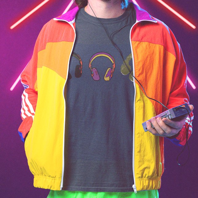 Music dj cool headphones T-Shirt (cool music only)