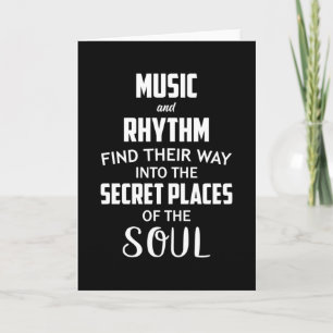 Music DJ Dance Art Hip Hop Guitar Funny Gift Idea Card