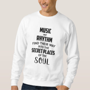 Music DJ Dance Art Hip Hop Guitar Rock Funny Gift Sweatshirt