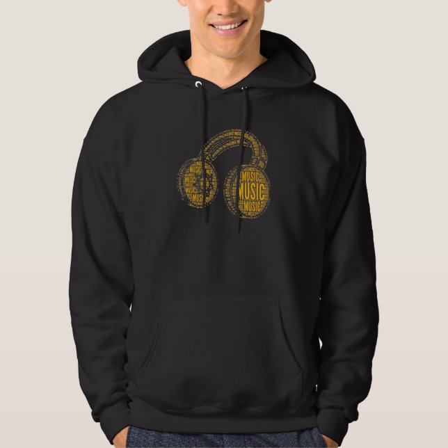 Music Dj Headphones Musician For Mum Hoodie (Front)