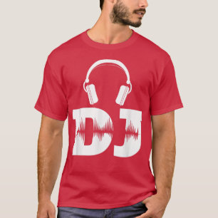 Music DJ Techno Headphones  T-Shirt