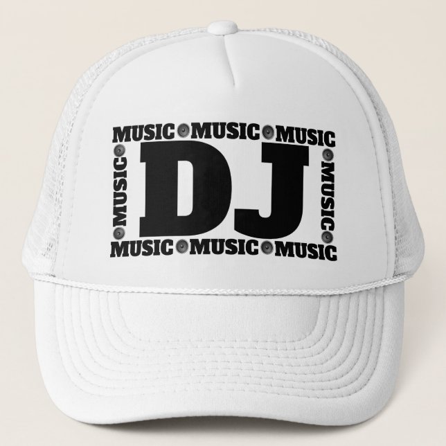 Music DJ Trucker Hat (Front)