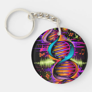 Music DNA Key Ring