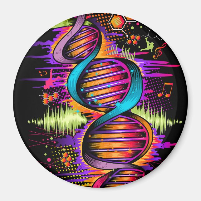 Music DNA Magnet (Front)