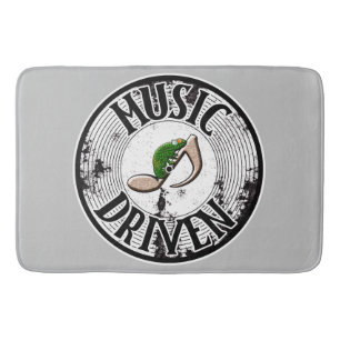 Music driven bath mat