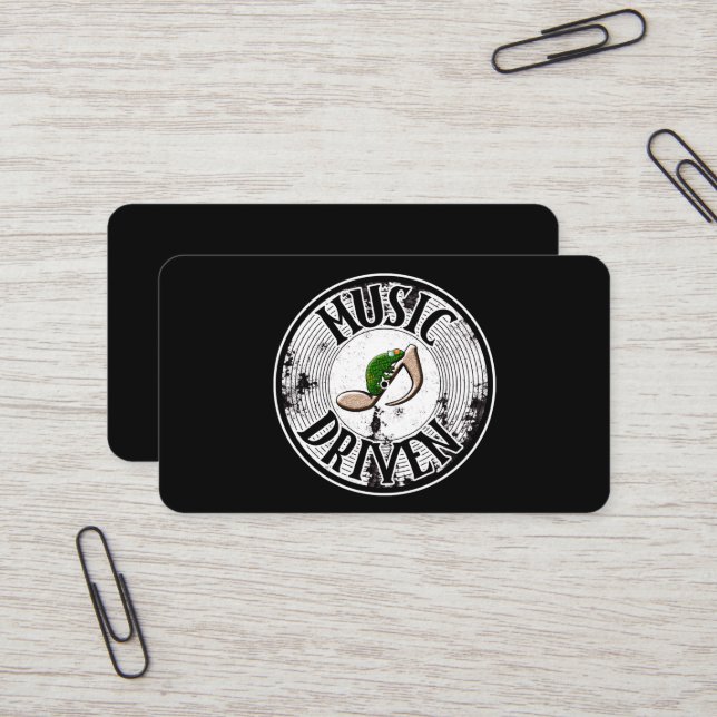 Music driven  business card (Front/Back In Situ)