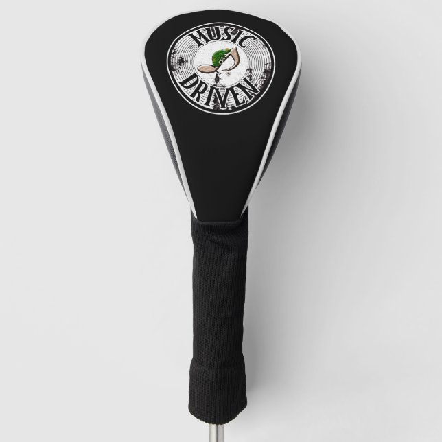 Music driven  golf head cover (Front)