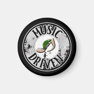 Music driven  magnet