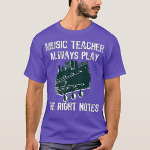 Music Education Gift For Guitar Music Teacher T-Shirt