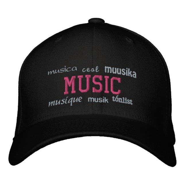 Music - Embroidered Hat (Front)