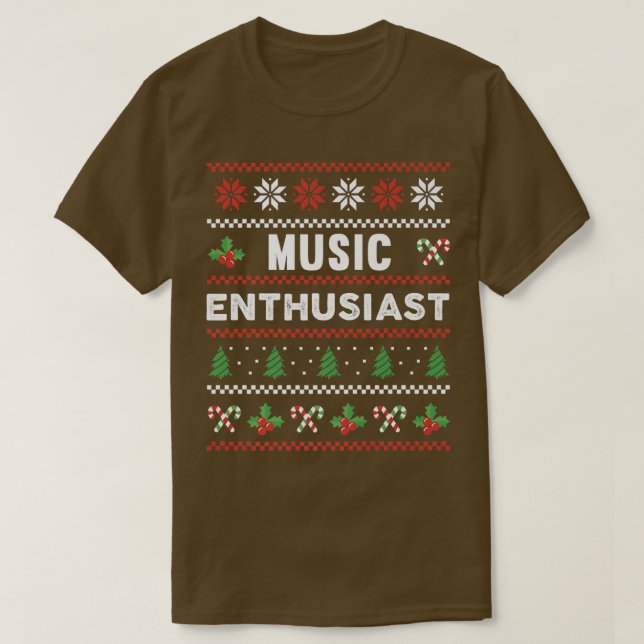 Music Enthusiast Pyjamas Sweaters Gift  (Design Front)