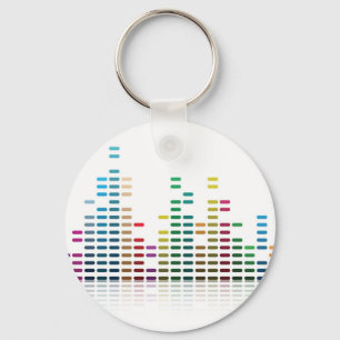 music equalizer key ring