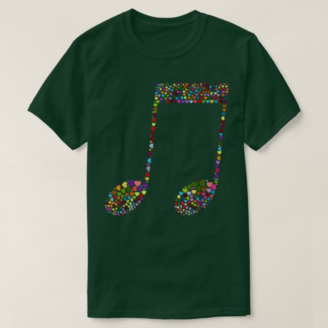 Music Equals Life Frequency Musicians Music Note18 T-Shirt (Design Front)