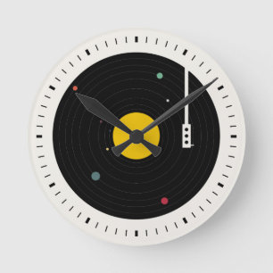 Music Everywhere Florent Bodart Round Clock