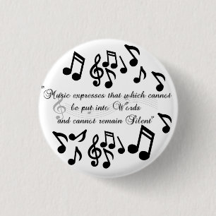 Music Expresses 3 Cm Round Badge