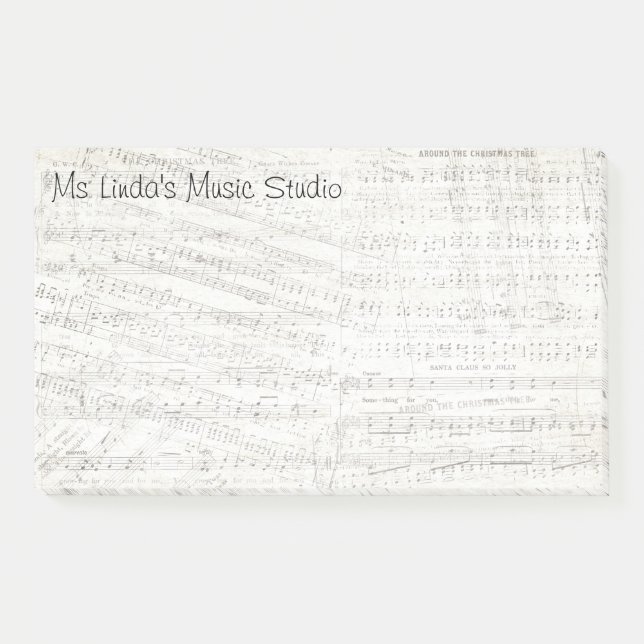 Music Extra Large Post-it Notes (Front)