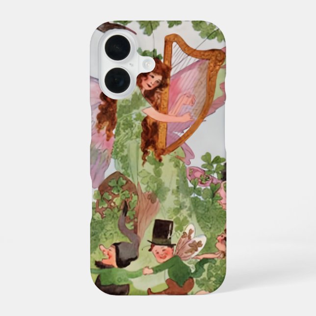 Music Faerie Playing Music iPhone 16 Case (Back)