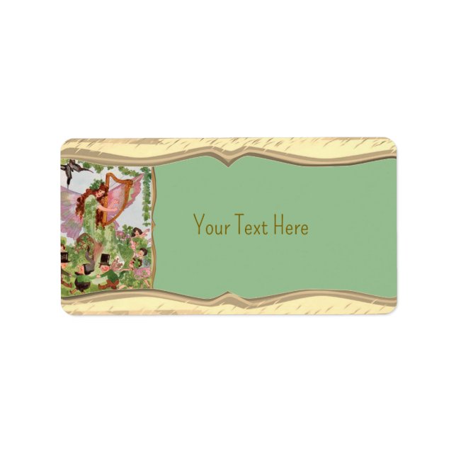 Music Faerie Playing Music Label (Front)