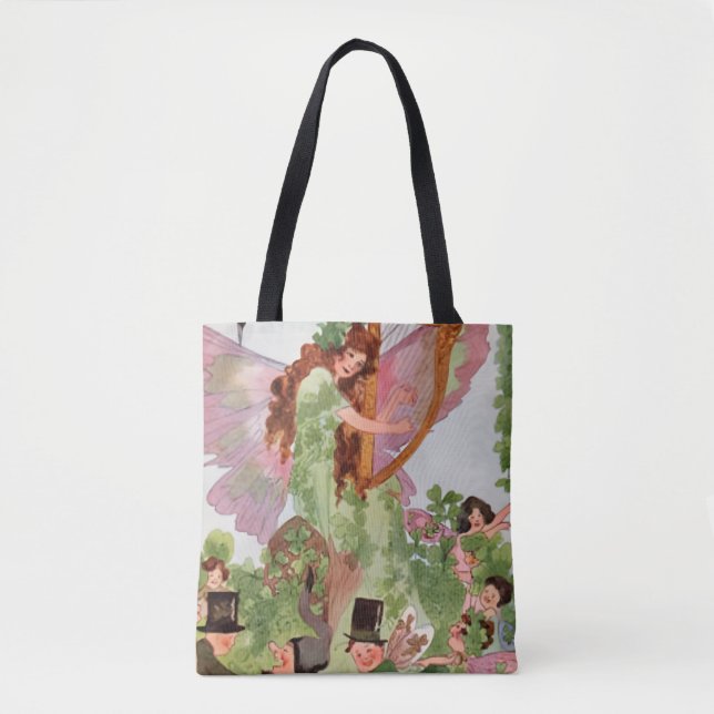 Music Faerie Playing Music Tote Bag (Front)