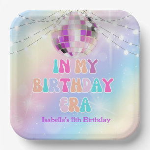 Music Fan In My Birthday Era Birthday Paper Plates